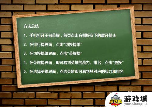 王者荣耀战力排名需要在哪查看